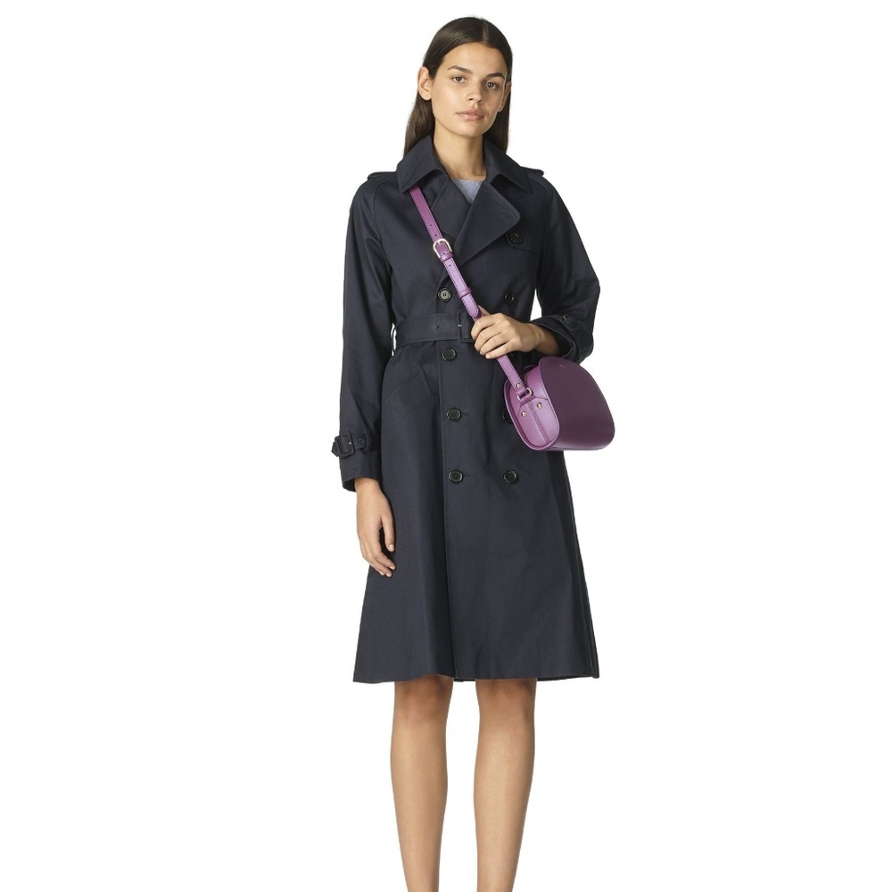 A.P.C Greta Navy Trench coat FR 34 New without Tag
